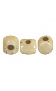 Les perles par Puca® Minos beads Jet hematite 23980/14400